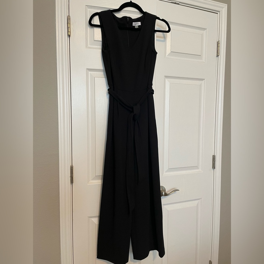 Calvin Klein size 2 belted jumpsuit